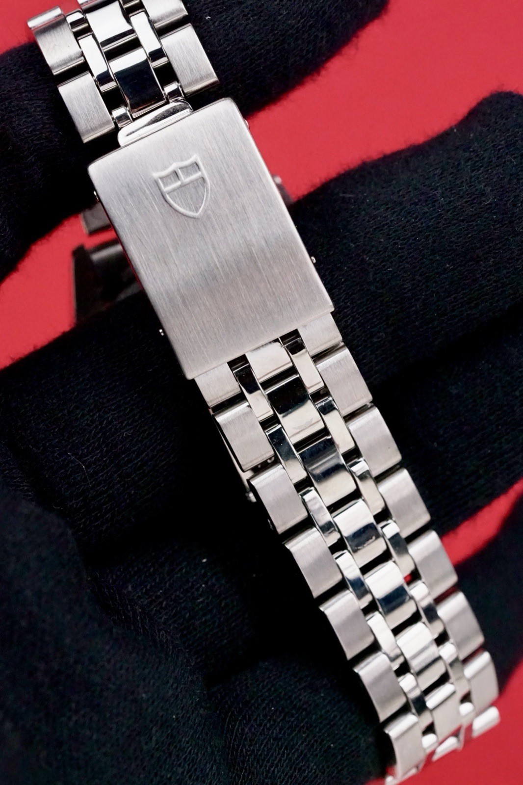 Tudor Prince Date + Day 36mm #76214 Black Enamel Dial 18K W Gold Bezel- Clean!