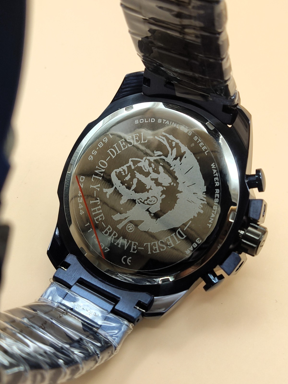 Luxury Diesel Only The Brave 10 Bar Gray Dial Refurbished Men’s Wrist Watch