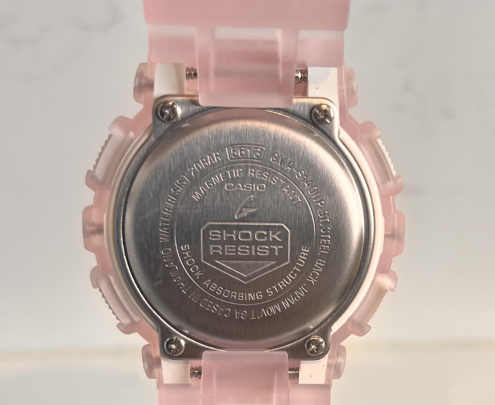 Discontinued G-Shock GMAS140NP-4A Pink Women’s Watch NWT