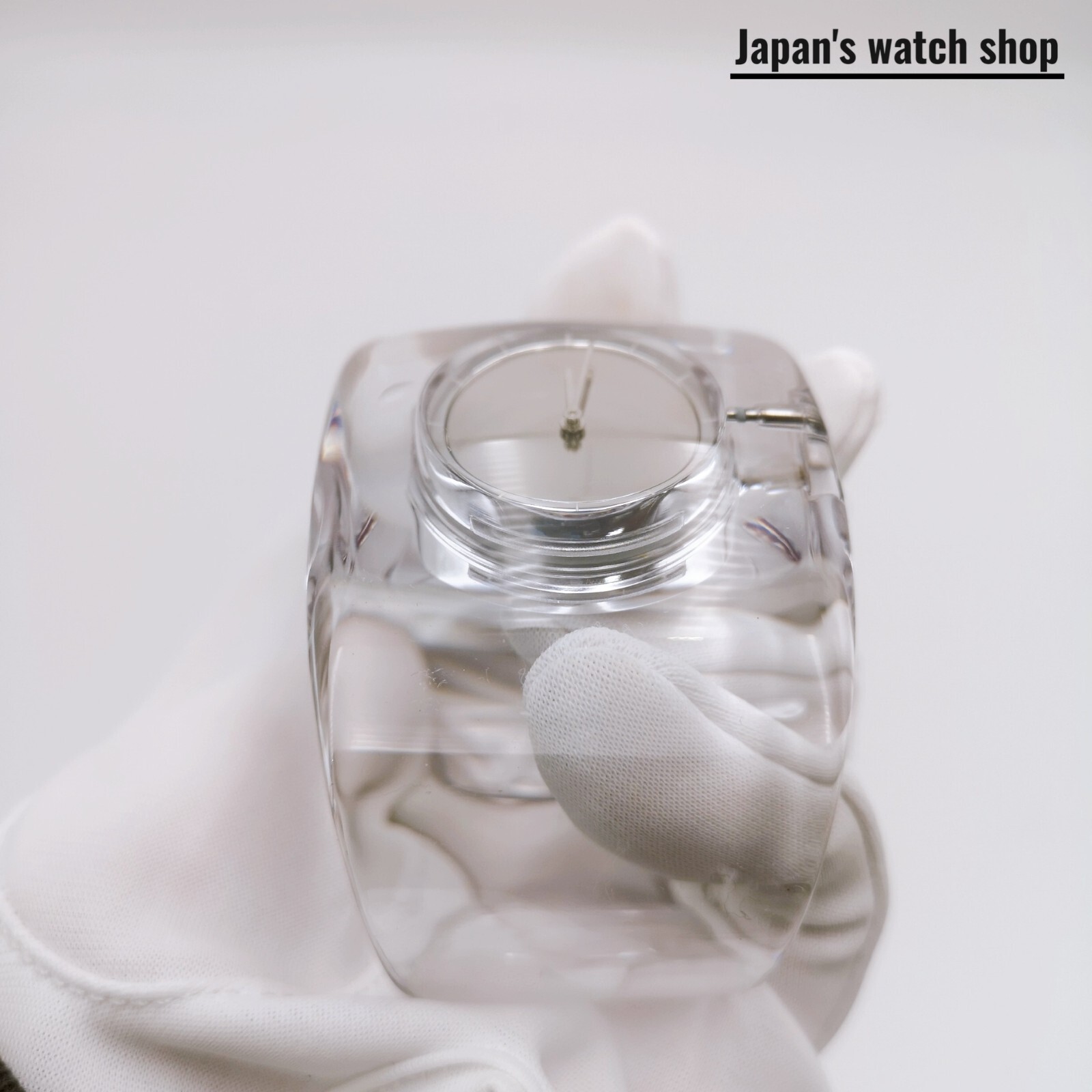 ISSEY MIYAKE O-Bold NYAS001 Transparent Bangle Watch Unisex Watch New in Box