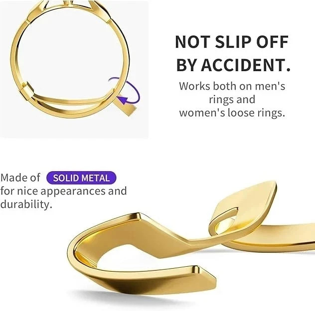 Ring Guard Set for Loose Rings 12 Pack Invisible Size Adjuster for Any Ring…