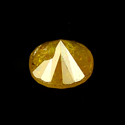 0.09Ct UNHEATED FANCY VIVID YELLOW DIAMOND