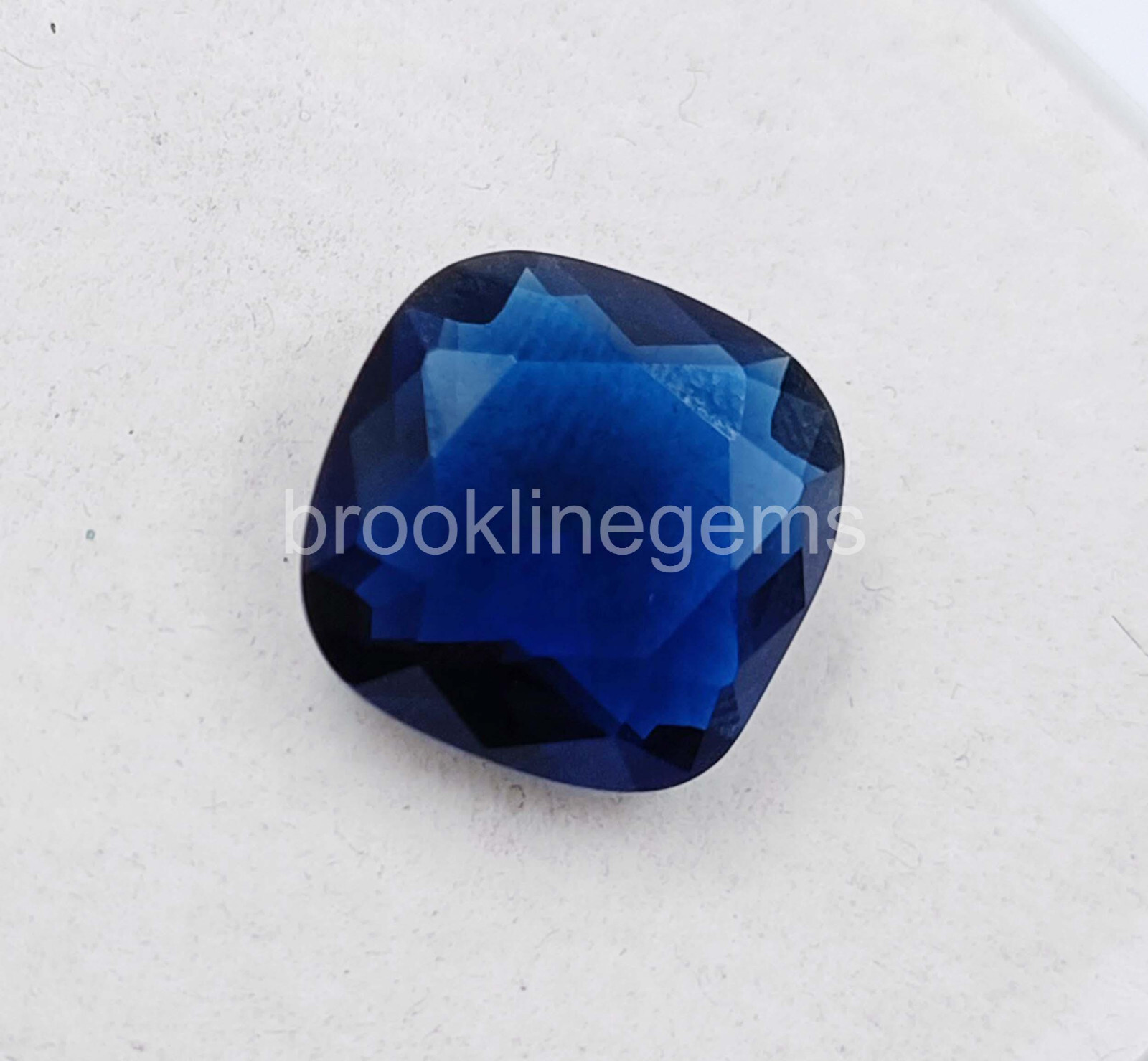 5 Ct Princess Cut Natural Blue Sapphire EGL Certified Loose Gemstone 4RDQ