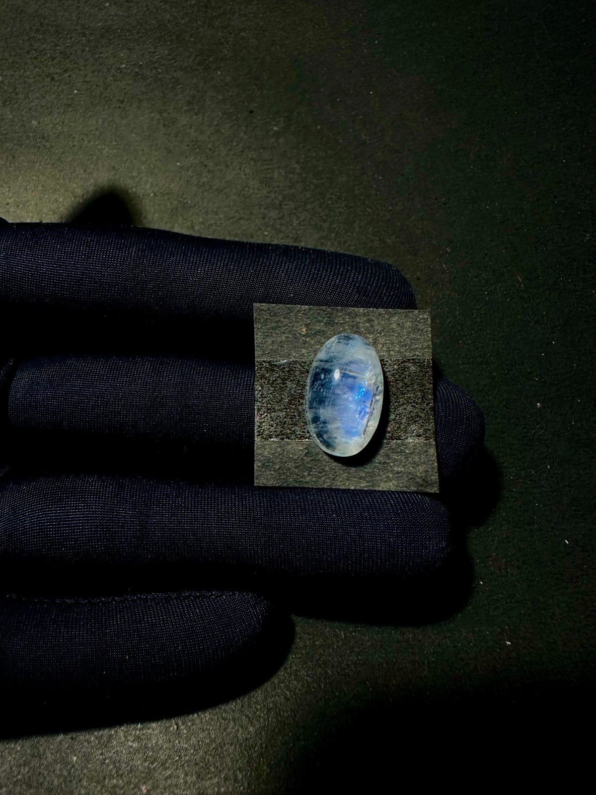 Natural Rainbow Moonstone, Blue Fire Moonstone, Engagement Ring Gemstone, 13Cts