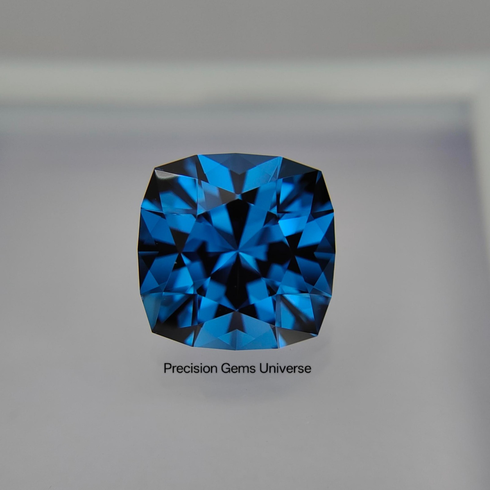 6.85 Ct Lab Pink Blue Spinel, Precision Cut 11 MM Cushion Spinel, Custom Gem