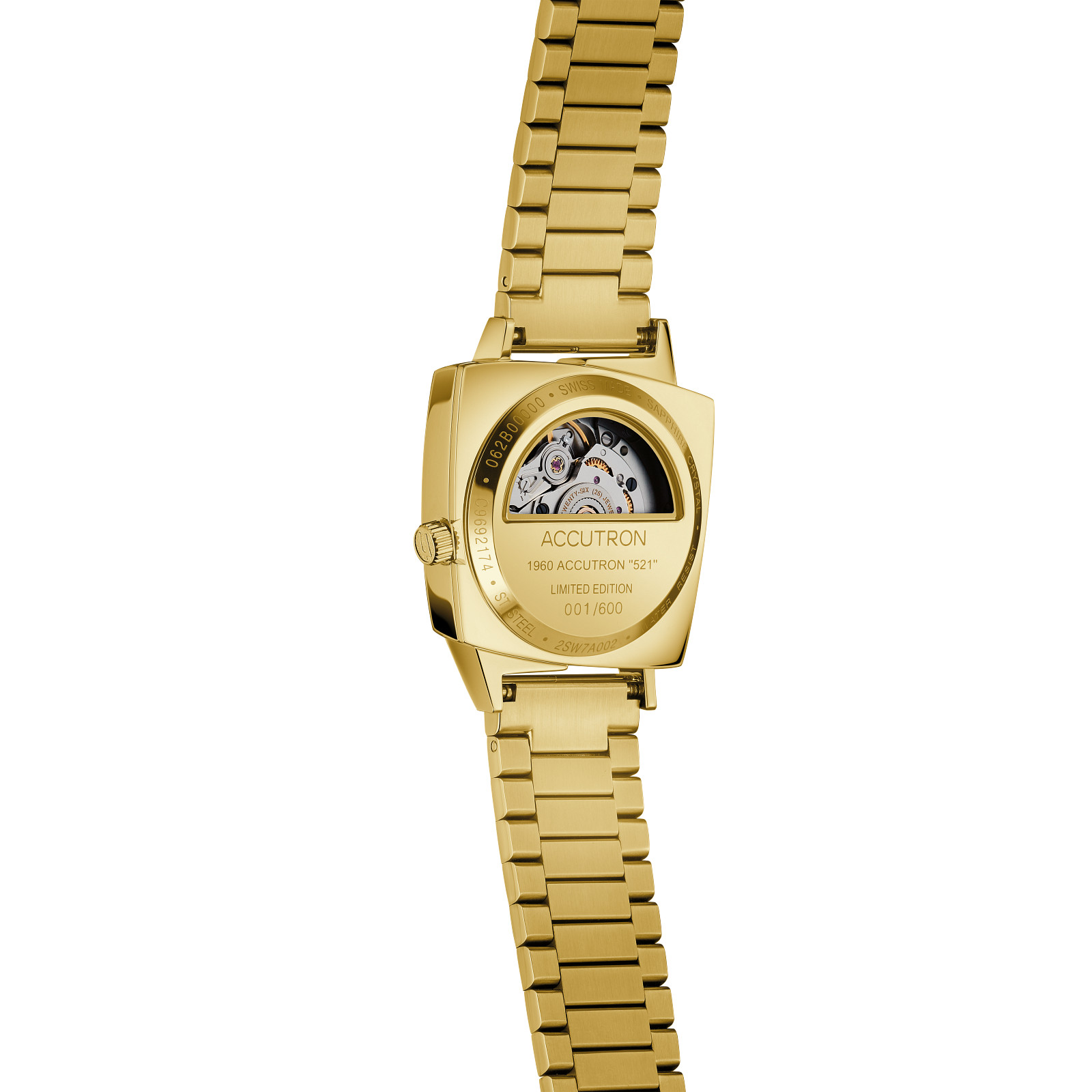 Bulova Accutron Legacy “521” Automatic Limited Re-Edition 2SW7A002 Gold Watch