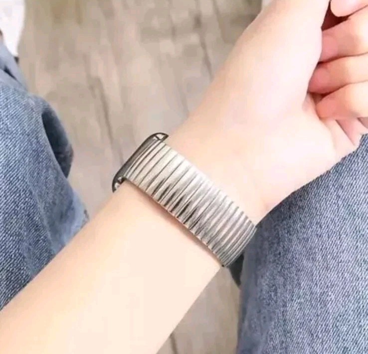 One-Piece Stainless steel Expander stretch metal watch Strap 12/14/16/18/20/22mm