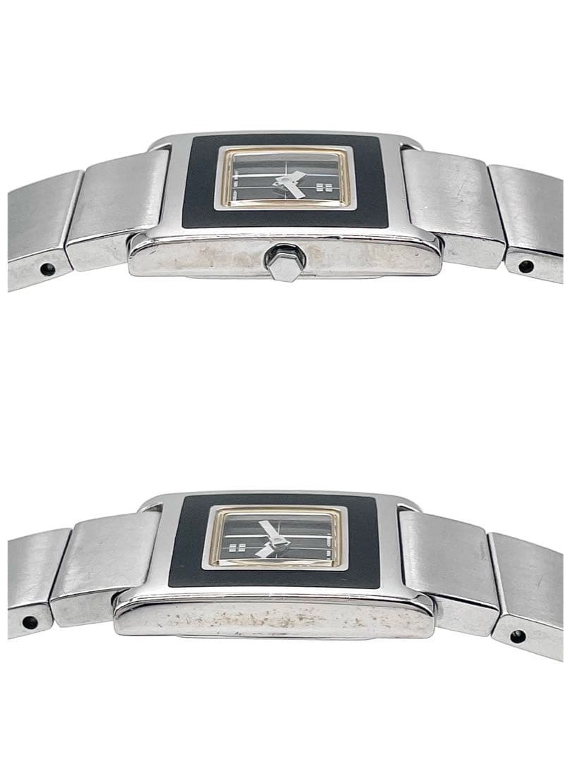 Yves Saint Laurent Diamond Quartz Ladies Watch Black Japan 0711910