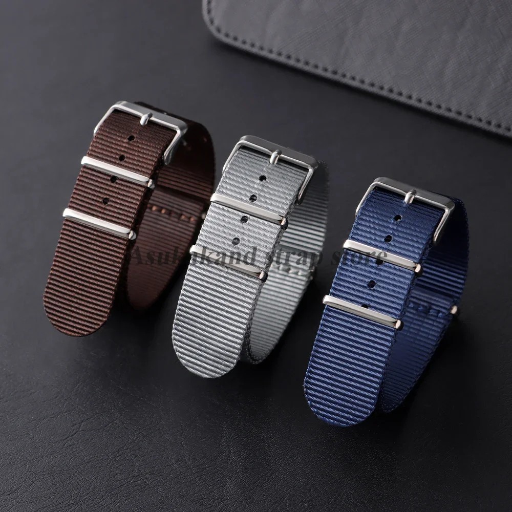 One-Piece Military Watch Straps 18/20/22mm Nylon Waterproof Ballistic Watch Band