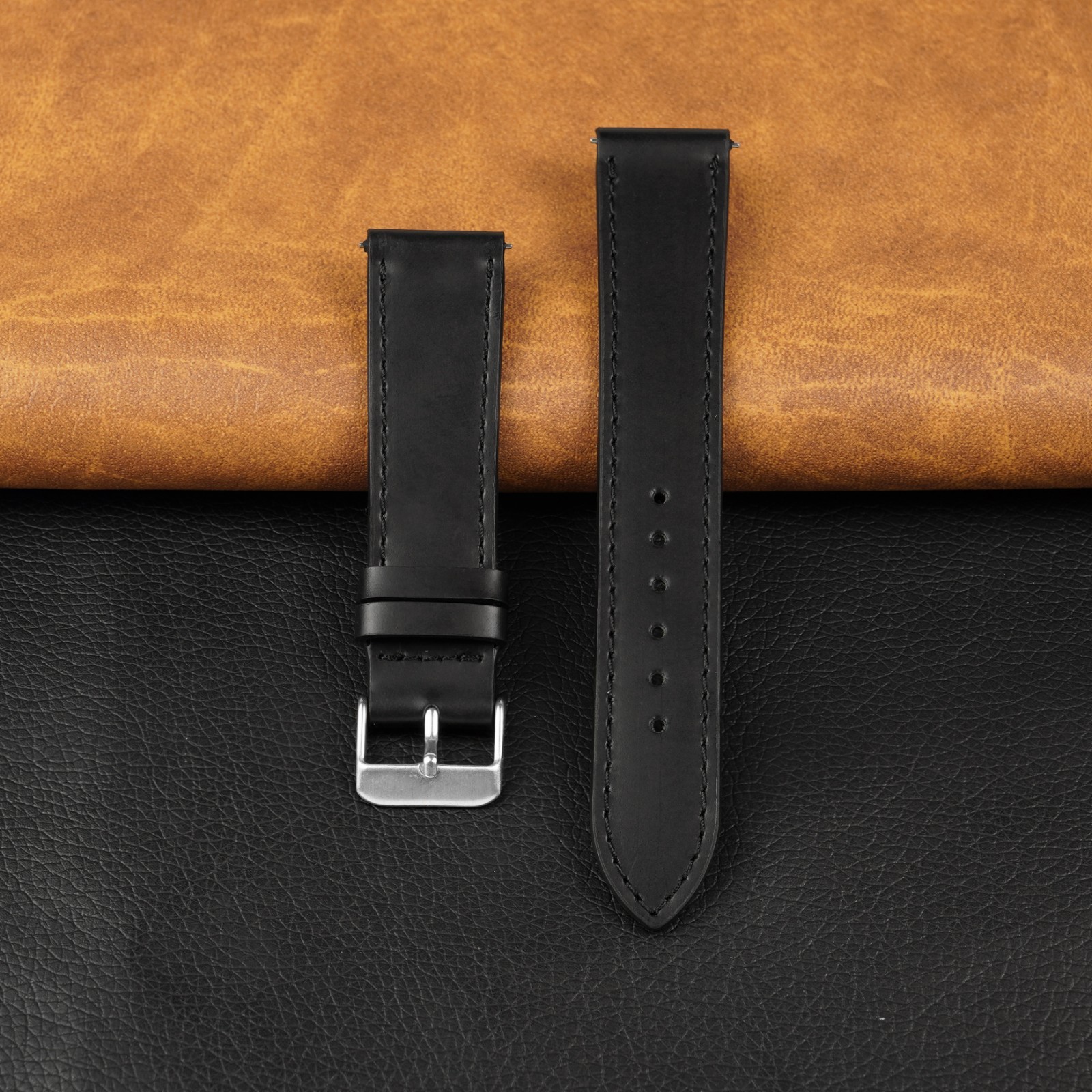 Leather Watch Band Men Real Watch Strap Quick Release 18mm 19mm 20mm 21mm 22mm
