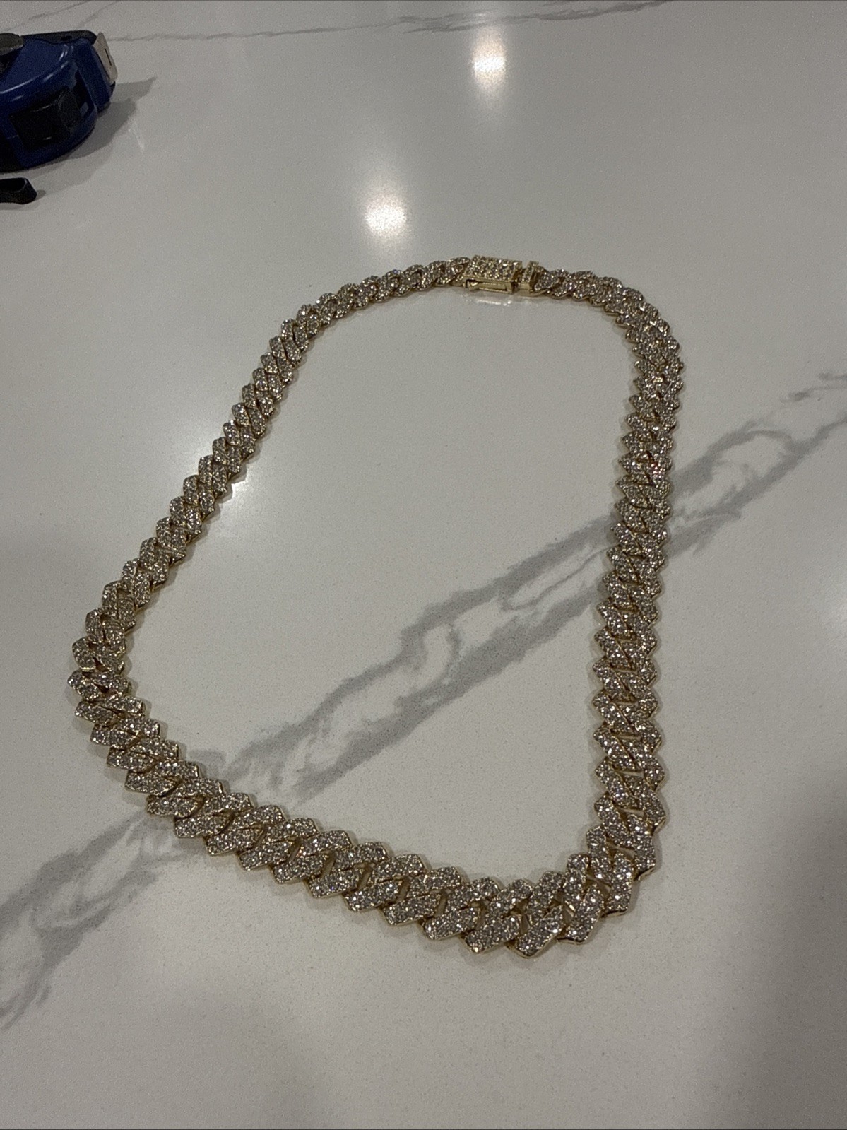 gold plated over bronze necklace men