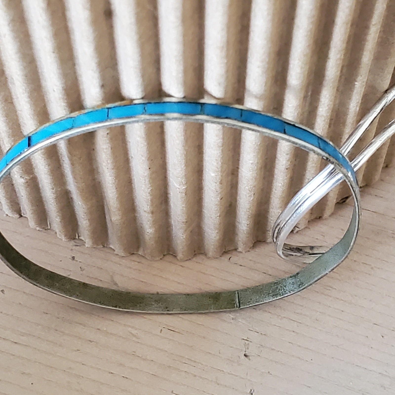 Vintage Sterling Fred Harvey Era Opal Mother of Pearl Turquoise Bracelet Bundle