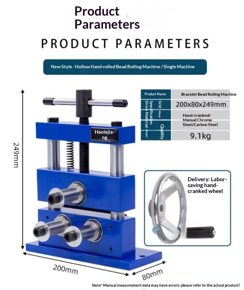 Hollow Bracelet Hollow Tube Rolling Machine Bending and Forming Machine
