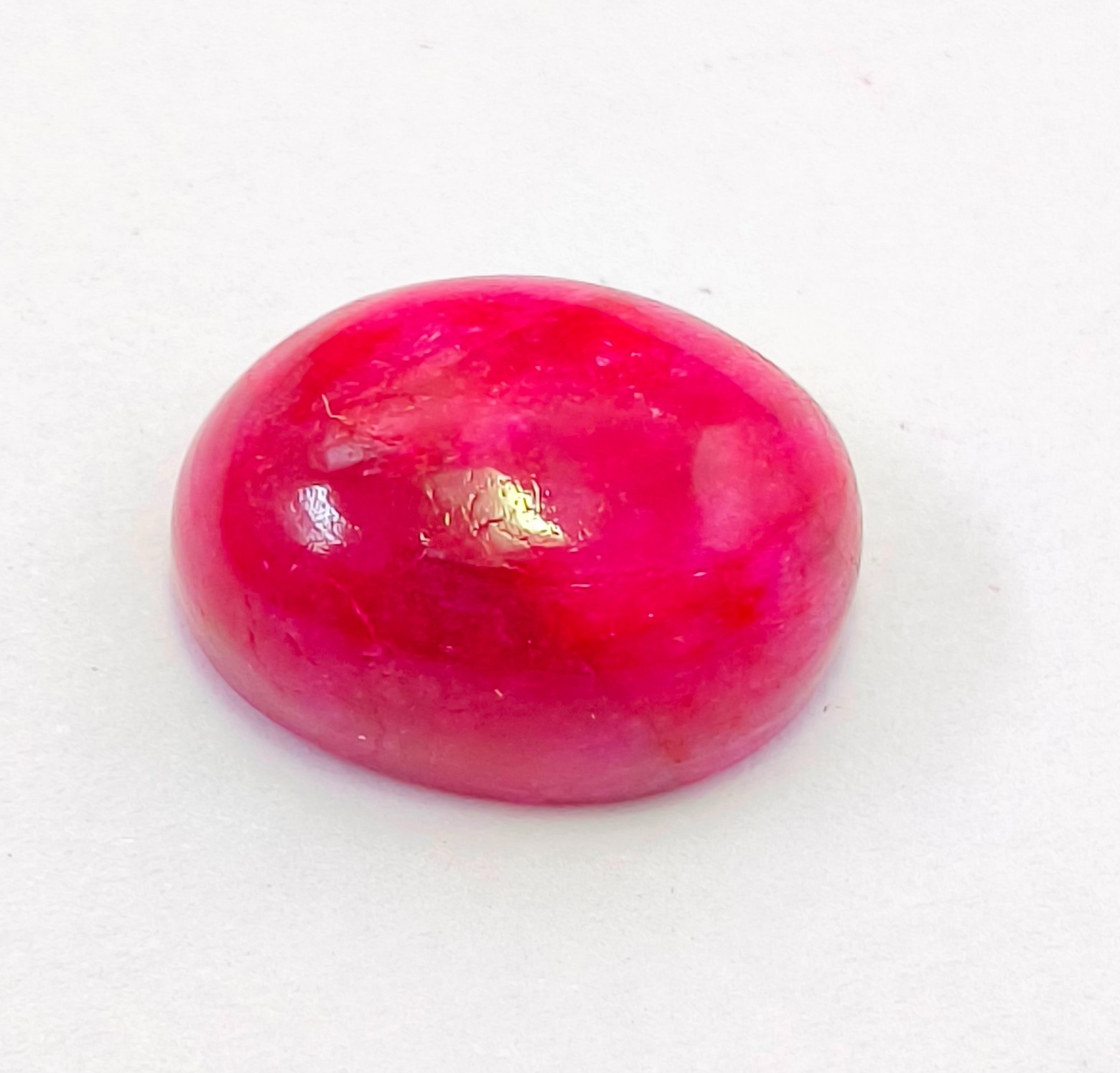Natural Red Ruby Oval Cabochon Loose Gemstone P12-1