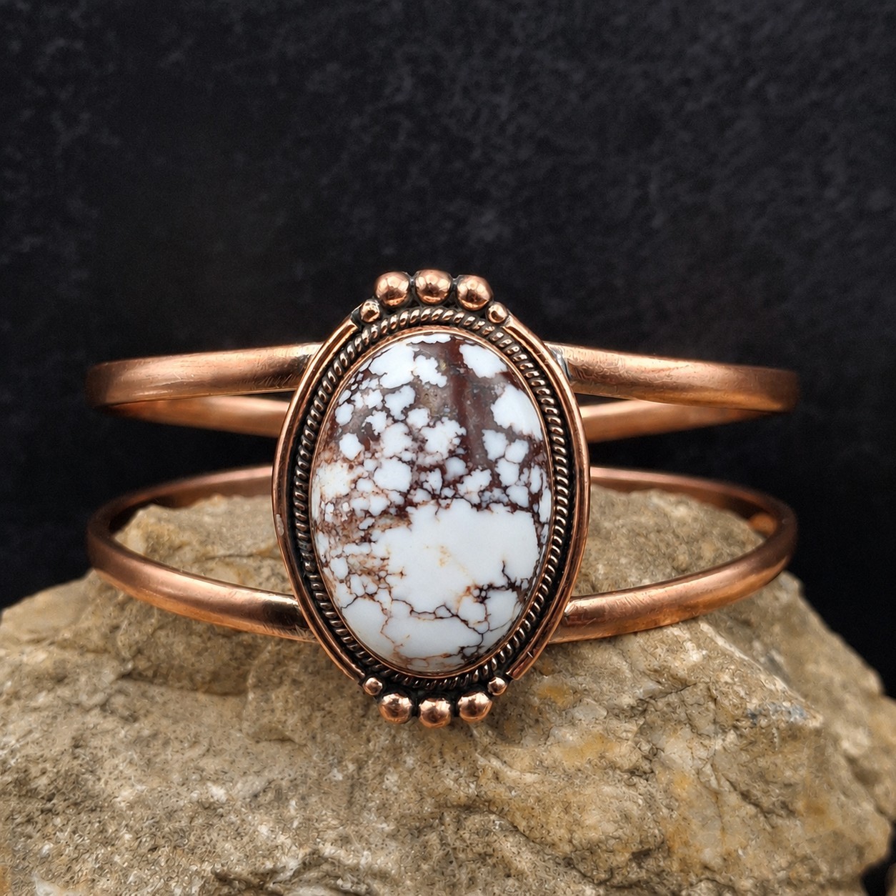 Wild Horse Solid Copper Cuff Bracelet Cowgirl Southwestern Native Style 6-7.5