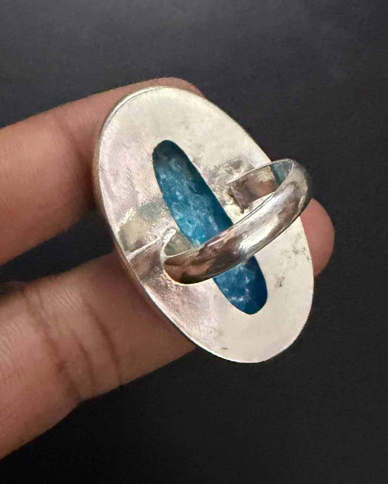 Apatite Gemstone 925 Sterling Silver Handmade Ring Jewelry Gift For Love