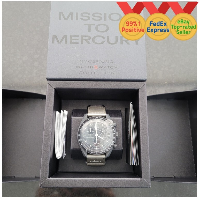 Swatch x Omega SO33A100 Bioceramic MoonSwatch Mission To The Mercury Brand New