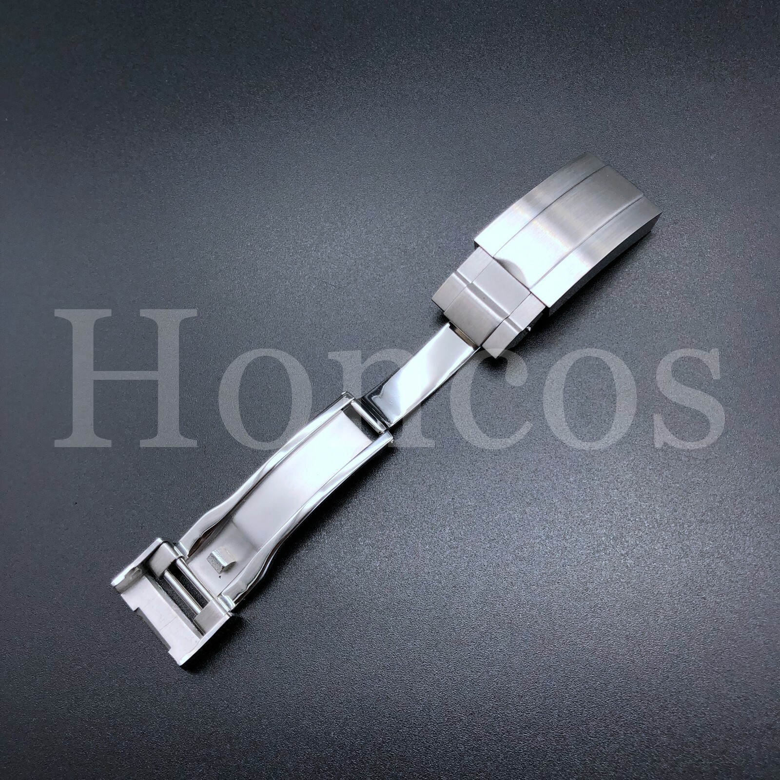 FLIP LOCK CLASP FITS FOR ROLEX OYSTER BAND BRACELET BRUSHED STAINLESS STEEL