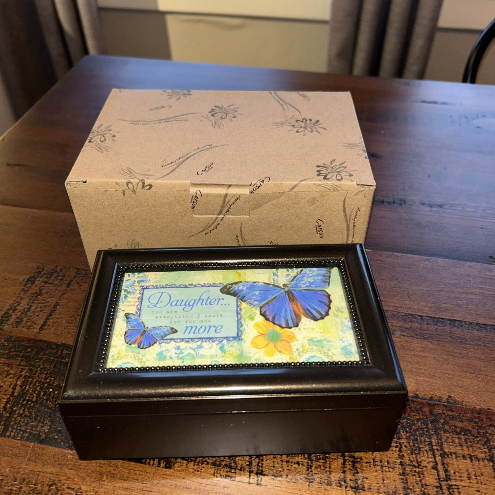 Carson Daughter 6” Music box NIB 97098