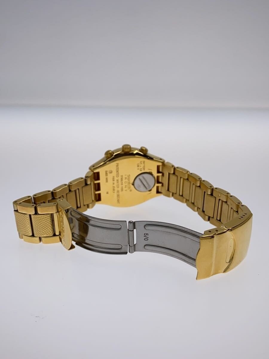 SWATCH Watch / Analog / Stainless Steel /GLD/GLD/SS//