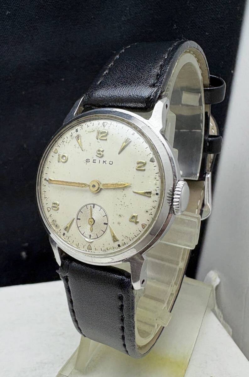 SEIKO 1740 Small Seconds Manual Wind Vintage Men’s Watch 1950s Japan Running