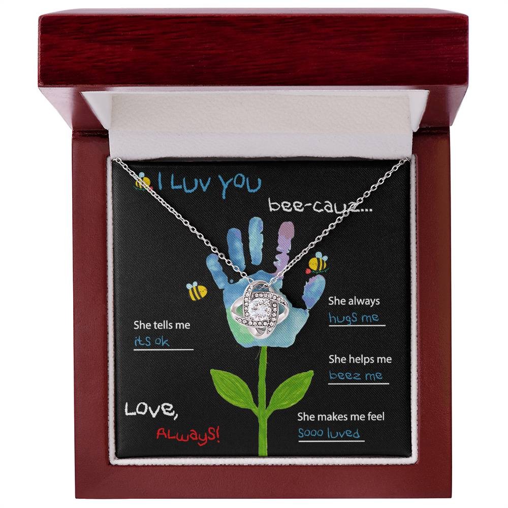 Mother’s Day from Kid Pendant Necklace Birthday Gift Wife