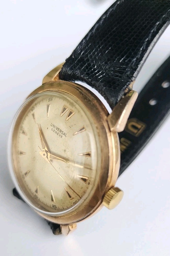 VINTAGE 1950’S UNIVERSAL GENEVE MANUAL CAL 332 Gold Filled MEN’S WATCH