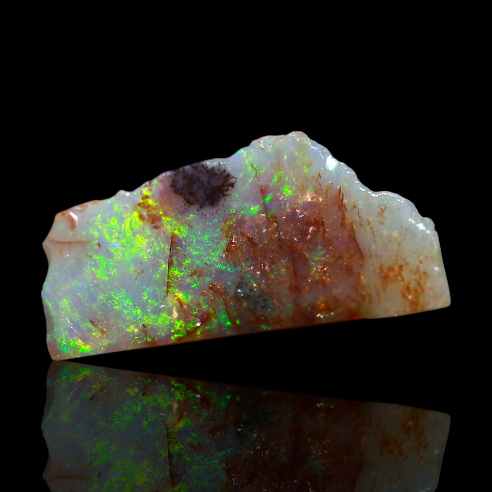 2.50 Cts Natural Fire Opal Artisan Rough Gemstone Bracelet Supply 15x7x3 mm