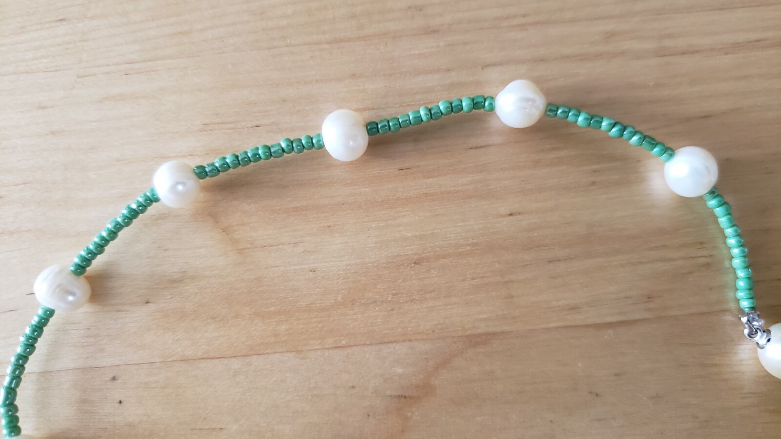 Genuine PEARL Necklace , 18″ , HAND CRAFTED in USA