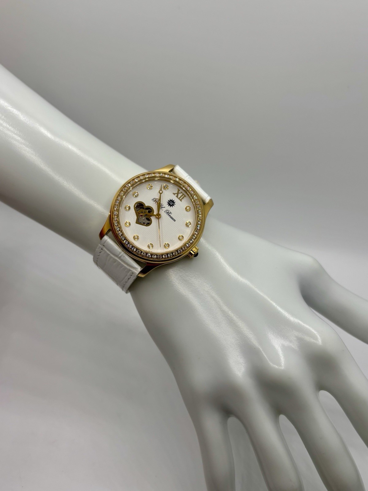 R.U. BRAUN Automatic 27 Jewels Women’s Watch 38mm Stainless Steel w/ Box