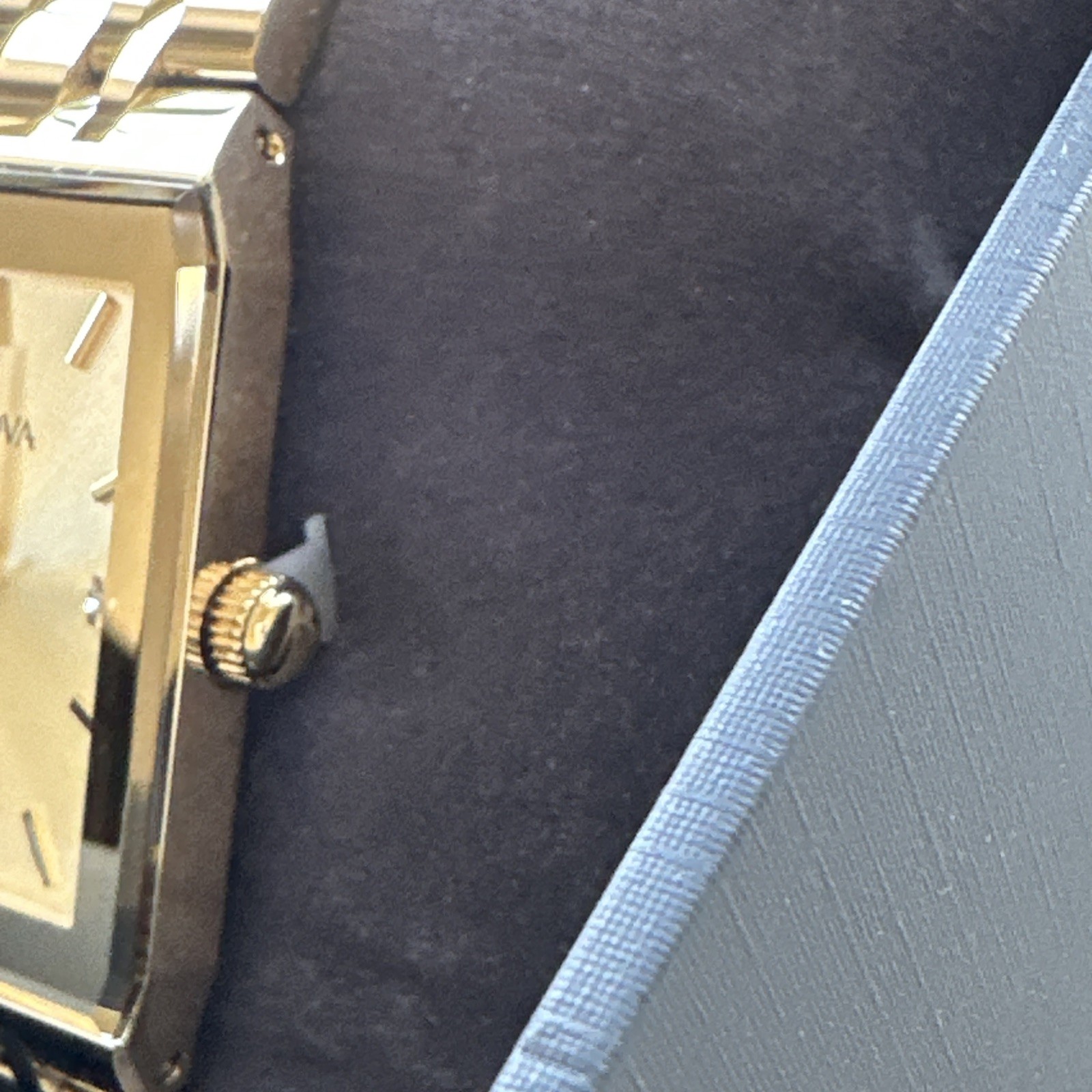 Bulova Quadra Quartz Diamond Champagne Dial Men’s Watch 97D120