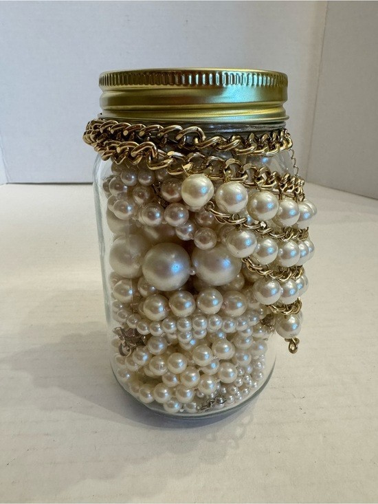 Mystery Jewelry Jar #17 Wearable Quality Pieces 1-2 lb Necklace Bracelet Earring