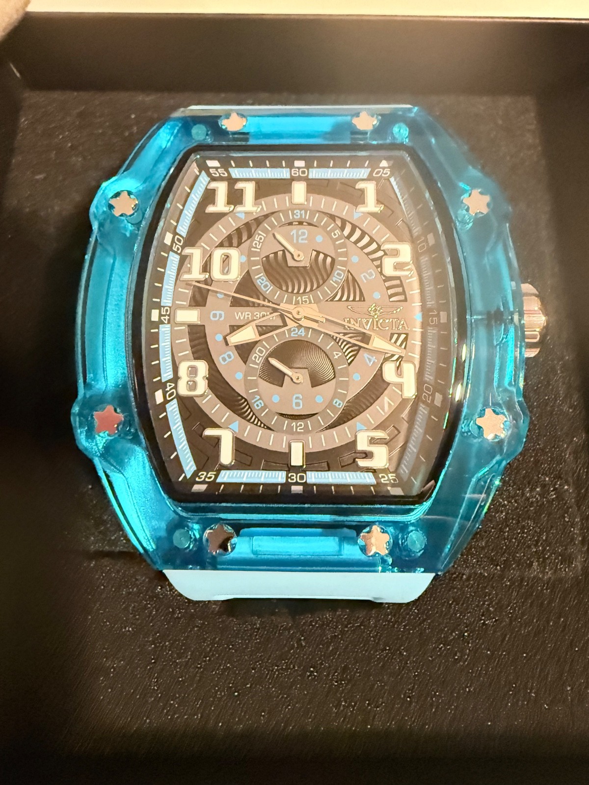 Invicta Racing Cyclone Men’s Watch – 48.5mm, Blue