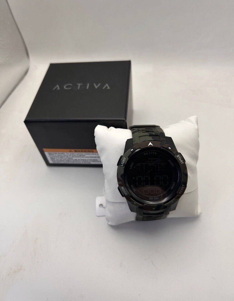 Invicta WATCH Activia X Men’s 45mm Camouflage Digital ACW8105MC001 NEW BOX/TAG