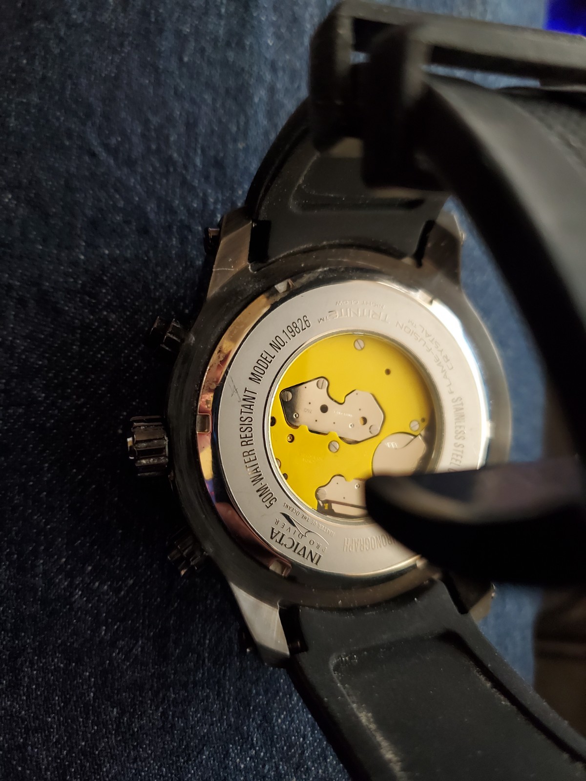 Invicta WATCH – PARTS ONLY. WORN LESS THAN 40 TIMES.