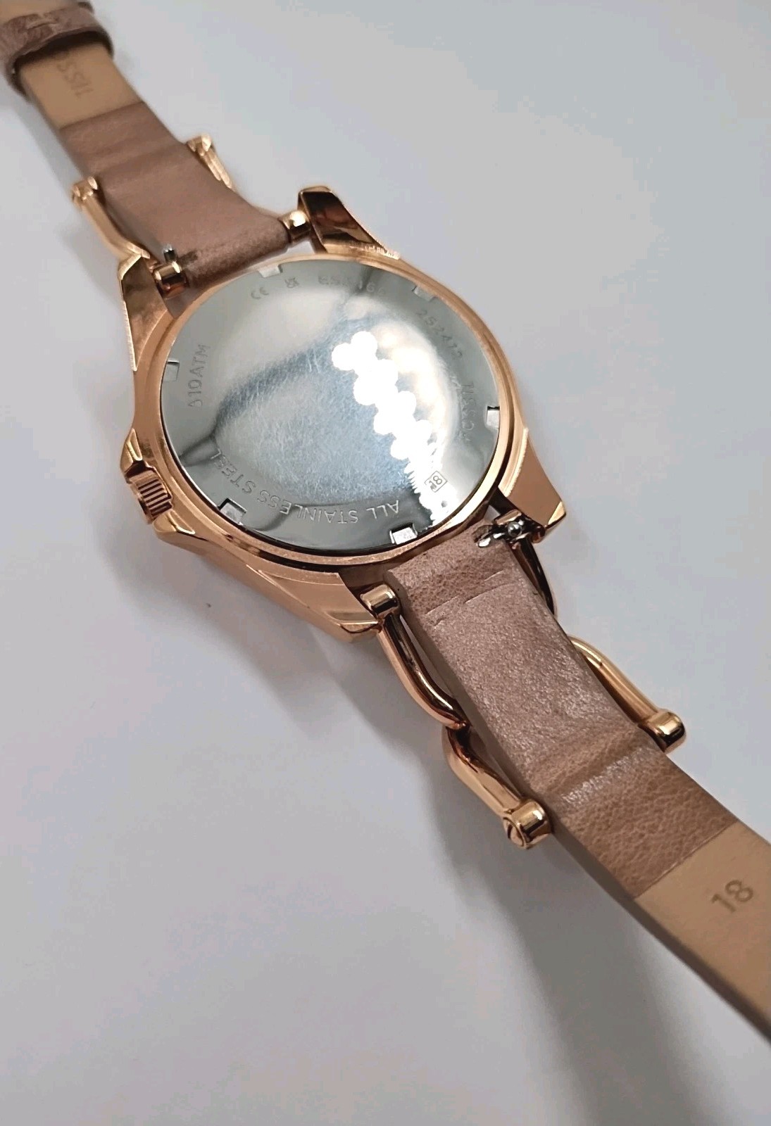 Fossil Riley Watch Women’s 38mm Silver Dial Rose Gold Tone – (Z3-B17)