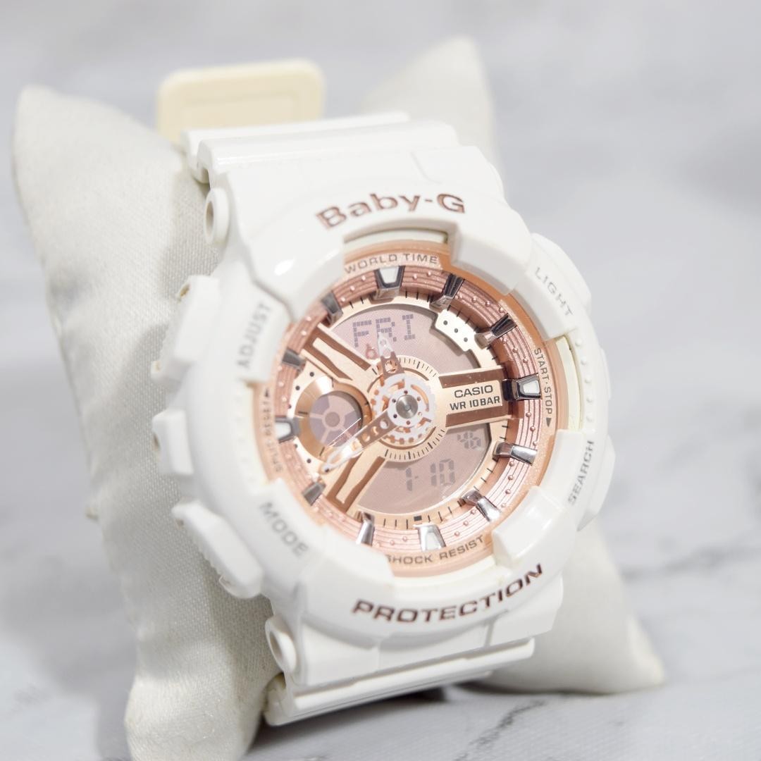 with Box CASIO BABY G BA 110 Ana Digi New Battery