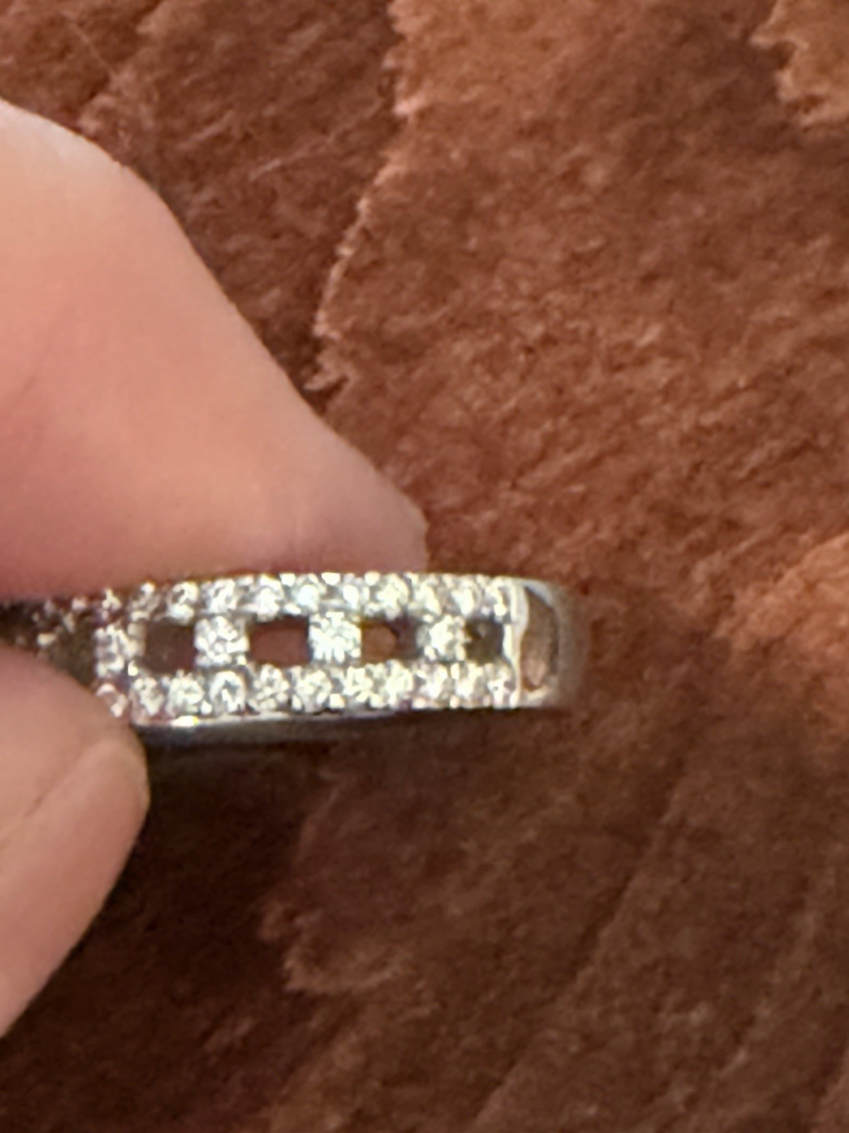 Hans D Krieger HDK 18K White Gold Diamond 4mm Band Ring, New! 4.6 gms Sz 6.5