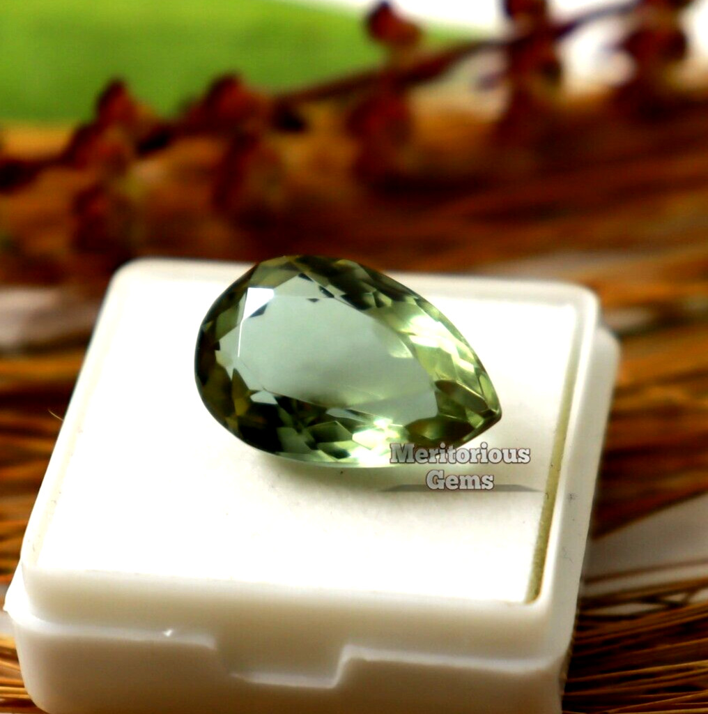 Color Changing Loose Gemstone Certified Natural Alexandrite Pear Cut 10 Ct