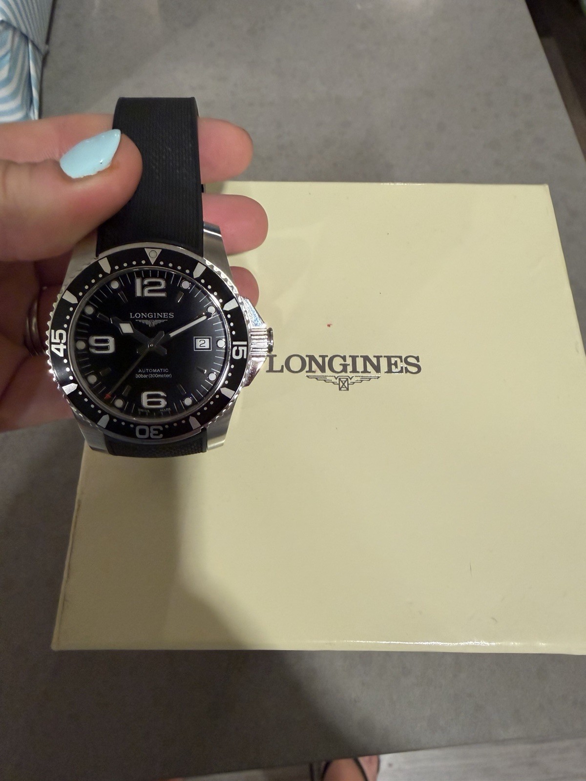 Longines HydroConquest Men’s Automatic Watch 41mm L3.742.4.56.6