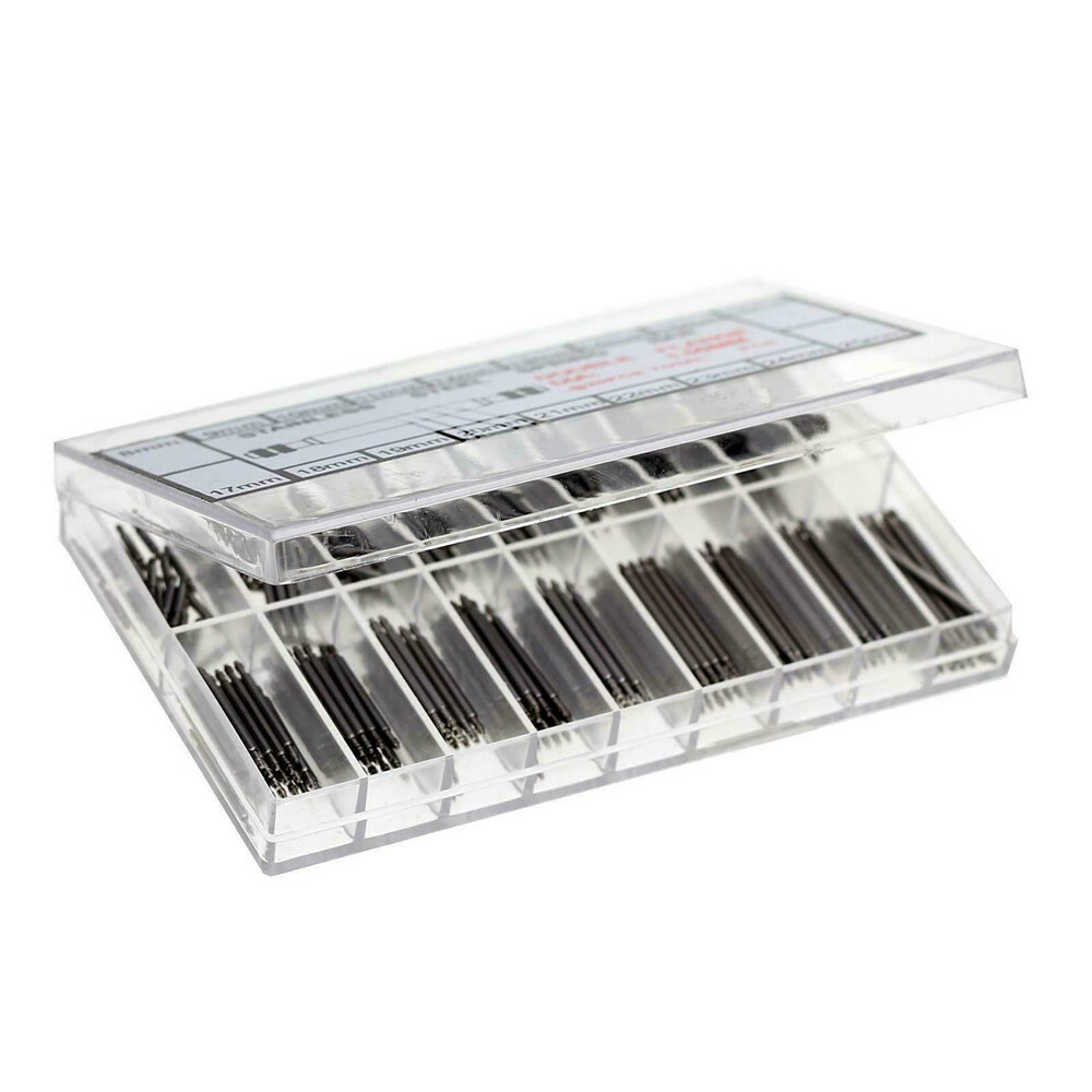 360pcs Watchmaker Watch Band Spring Bars Strap Link Pins Steel Repair Kit Tools