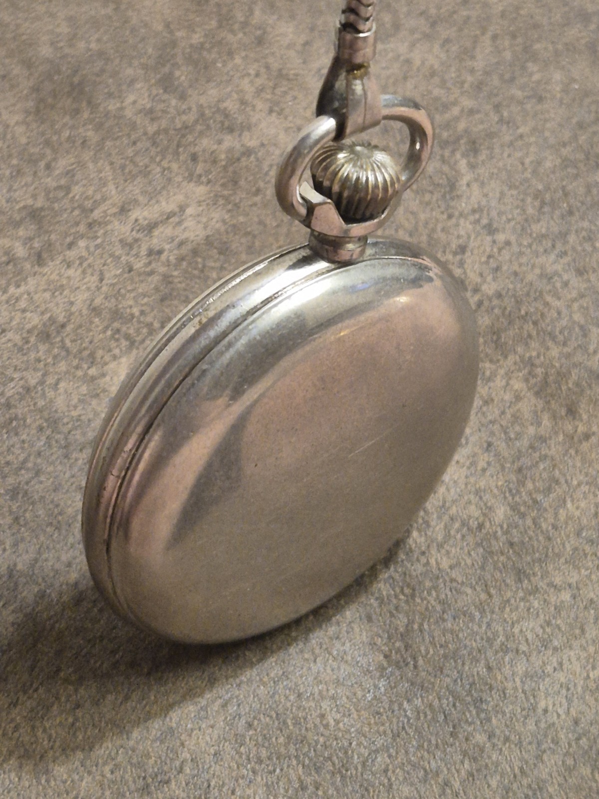 Vintage Ingersoll LTD of London Bearded Mickey Mouse Pocket Watch 50 mm Working