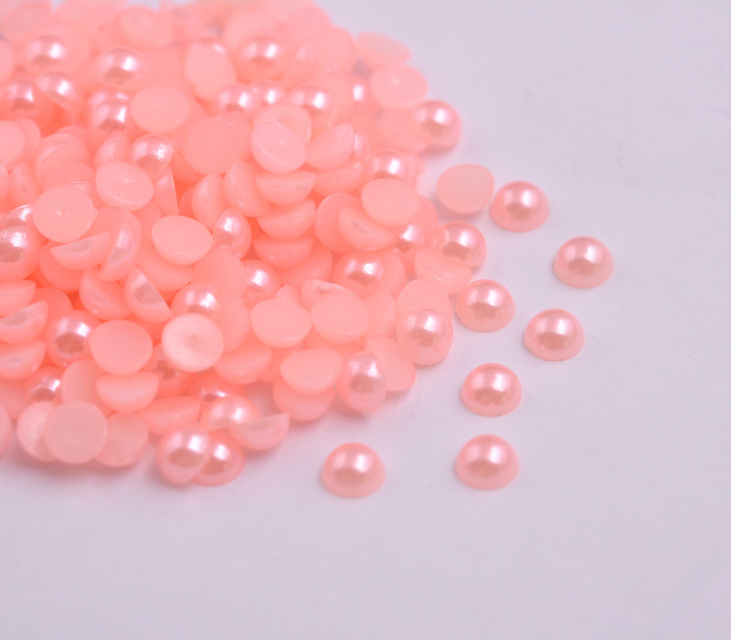 Half Pearl Round Bead Flat Back Scrapbook suitable for craft Flat Back 2-8mm DIY