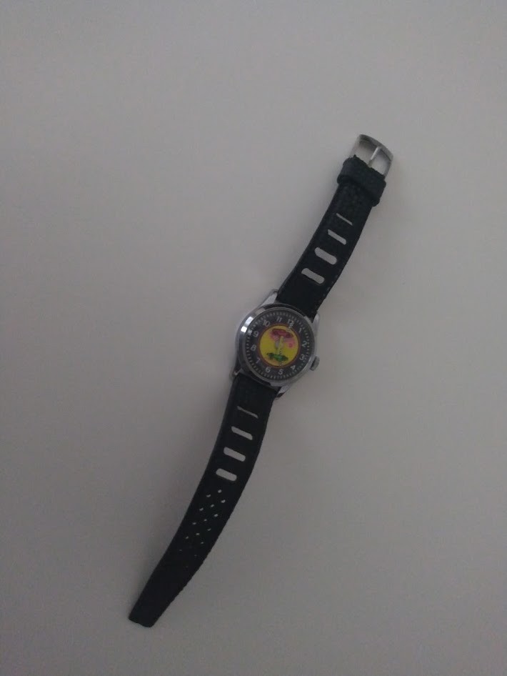 Vintage 1970’s Mattel Hot Wheels Redline Swiss Made Watch / DOES NOT WORK