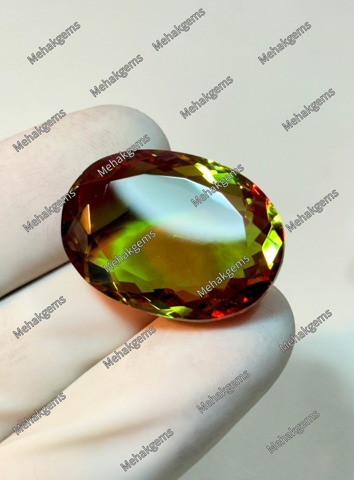 47.Ct Zultanite Oval Cut Gemstone Color Changing Diaspore Chameleon Stone
