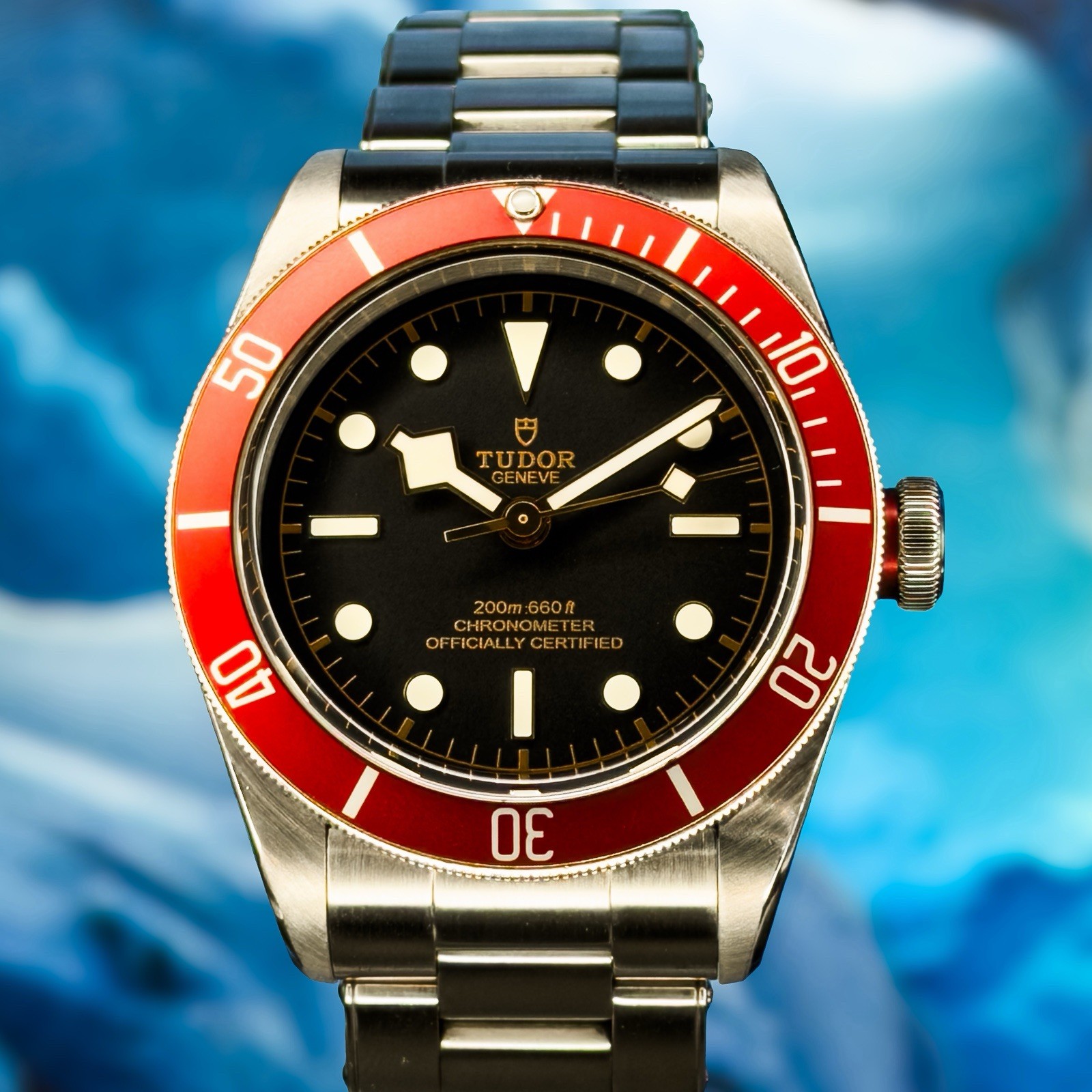 TUDOR Black Bay Heritage 79230R Full Set Black Dial Red Bezel