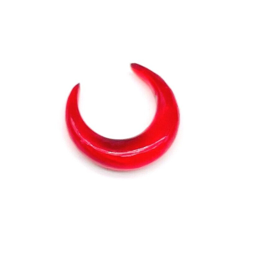 RED Quartz Septum Pinchers, Handmade size 12g(2mm) to 5/8” & Custom Available