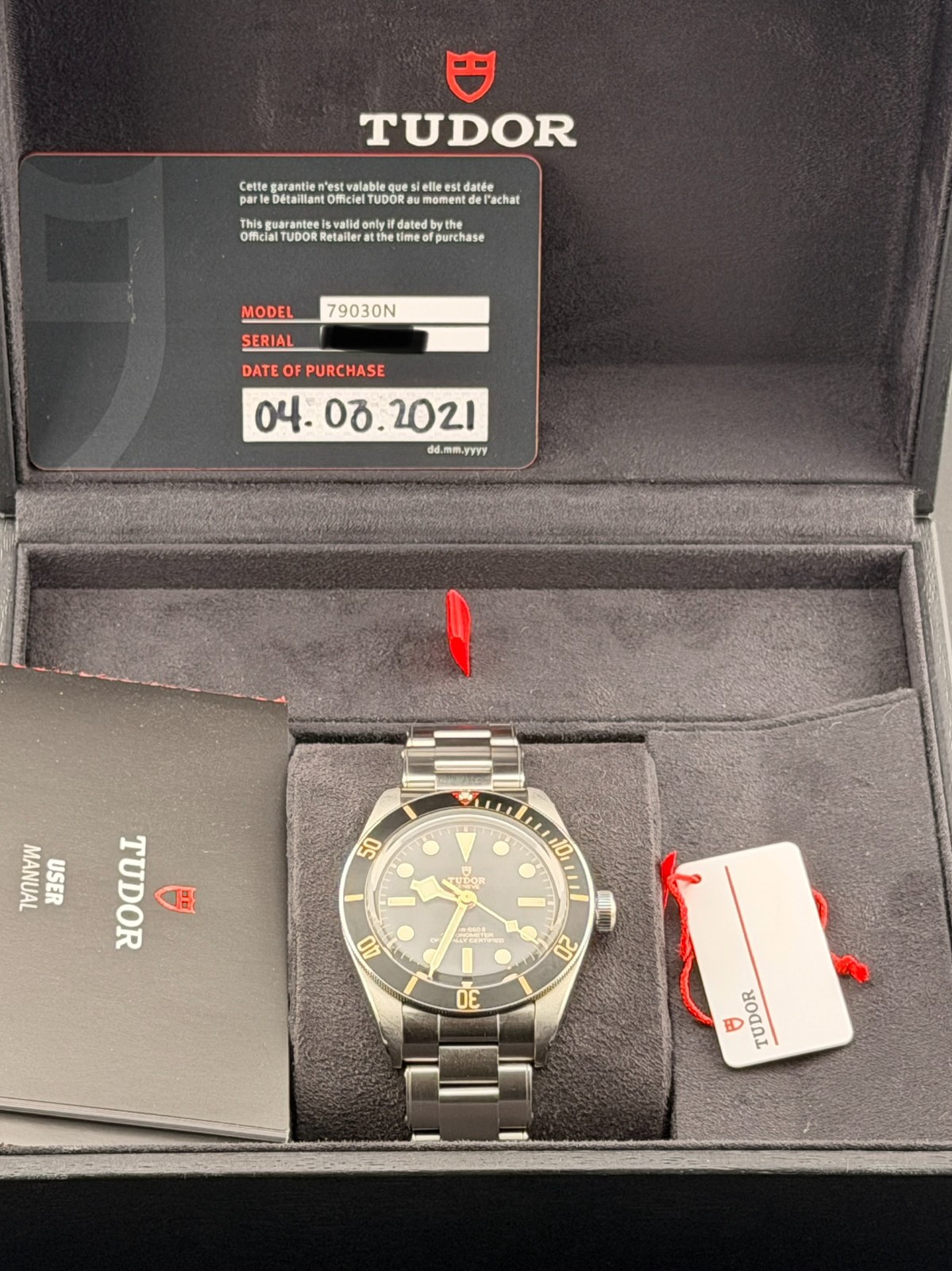 2021 TUDOR Black Bay 58 79030N 39mm Full Set- Box/Card/Hangtag