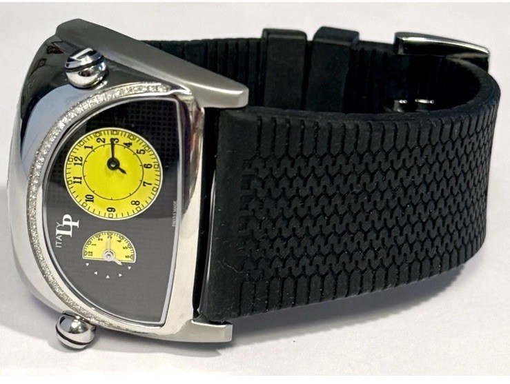48mm 0.25Ctw Diamond STRATOSPHERE by Lorenzo Pozzan Lucien Piccard-Italy Watch