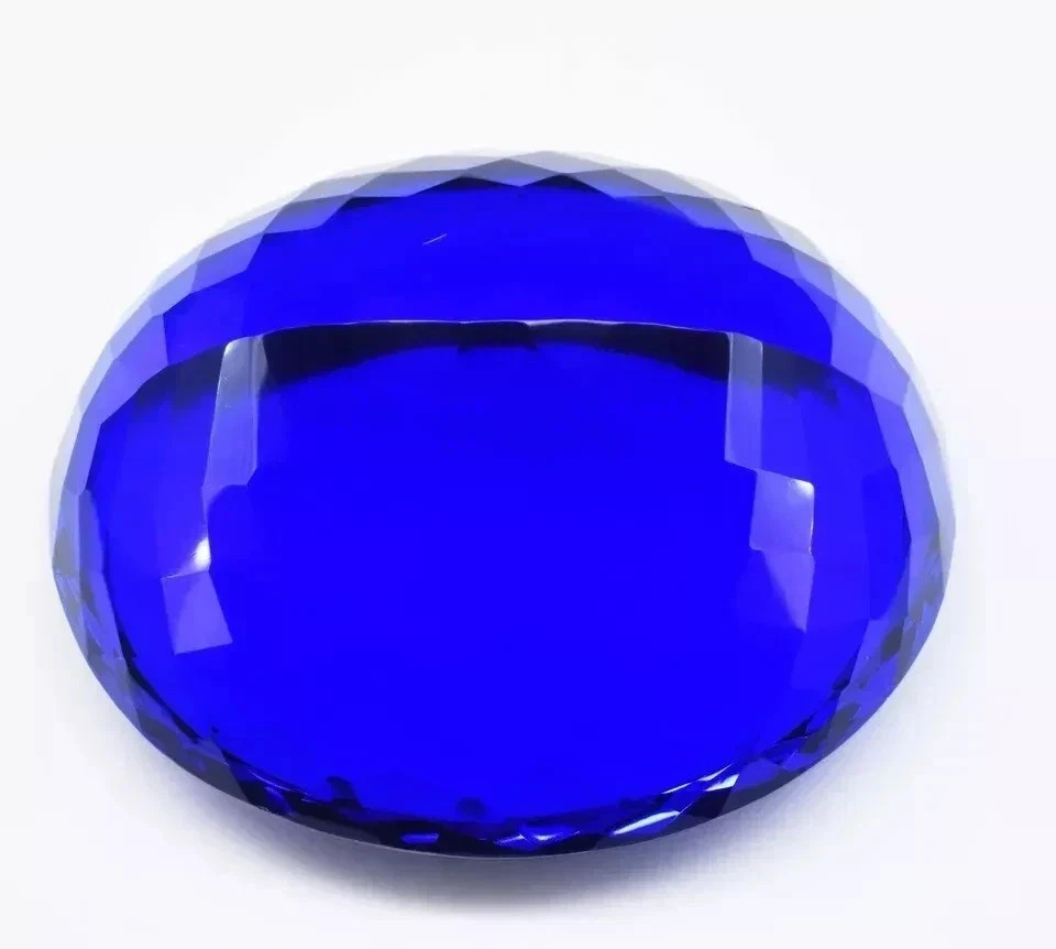 205 Carat Flawless Blue Tanzanite Oval Cut Stunning Certified Loose Gemstone